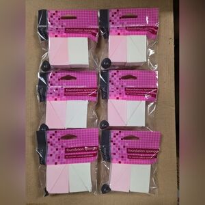 Foam Wedge Foundation Sponges 6-4ct Total 24pcs